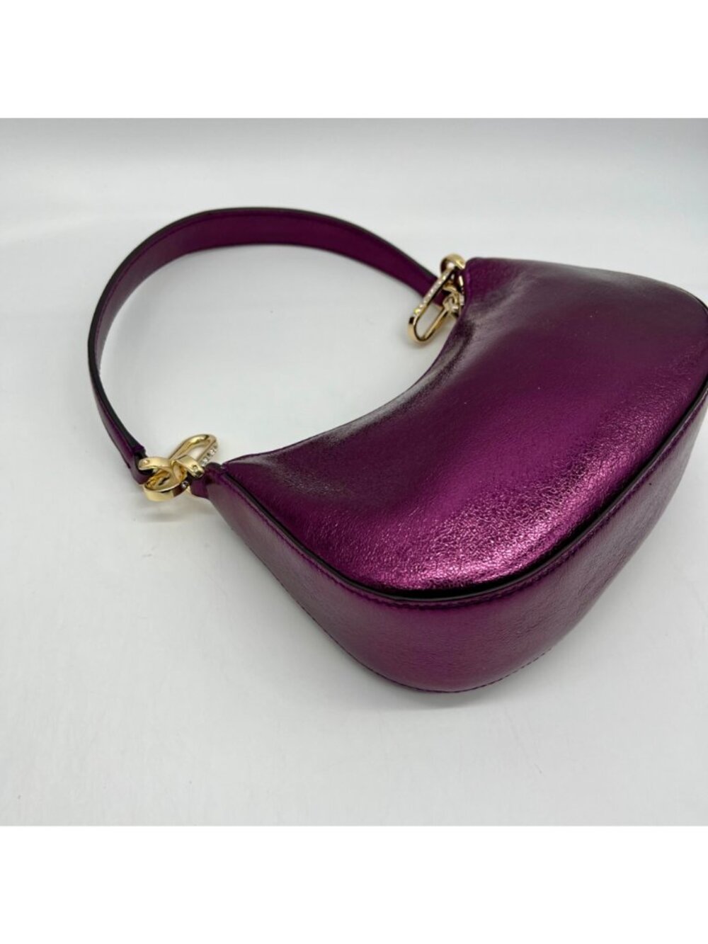 Kate Spade Purple Nine Metallic Shoulder Bag - Picture 9 of 11